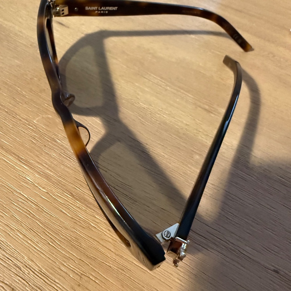 Saint Laurent Eyewear Sunglasses SL M126 003 Havana Squared RP: $508 - Picture 16 of 16